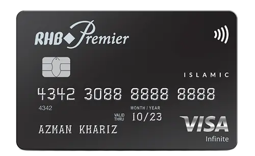 RHB Islamic Premier Visa Infinite Credit Card RHB Islamic Premier Visa Infinite Credit Card