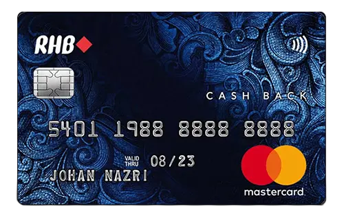 RHB cashback credit card RHB cashback credit card