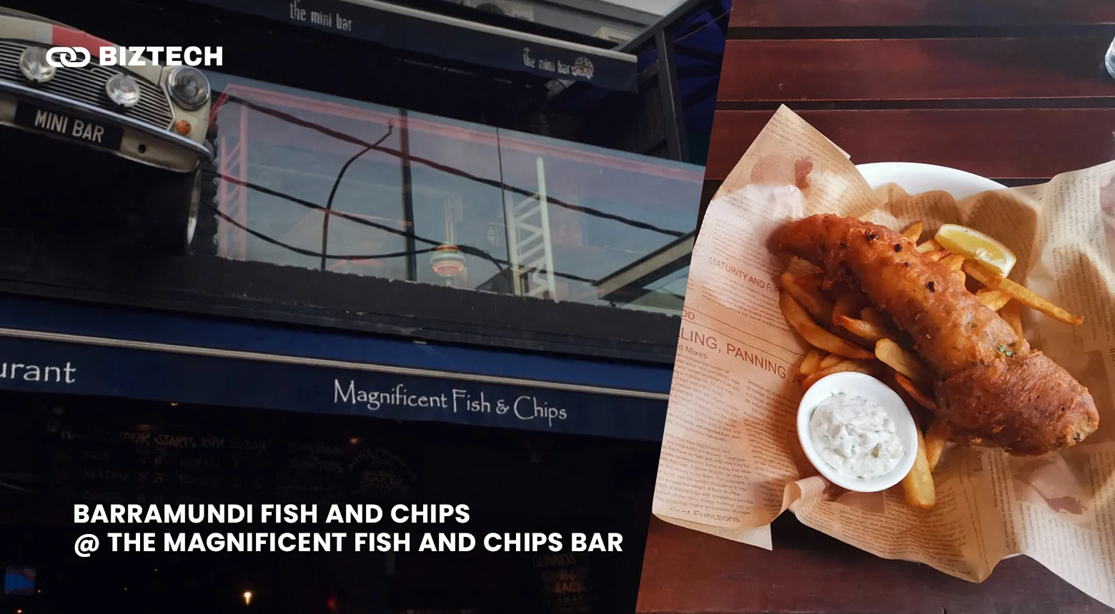 Barramundi Fish and Chips @ The Magnificent Fish and Chips Bar Barramundi Fish and Chips @ The Magnificent Fish and Chips Bar